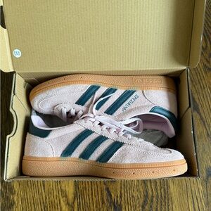 Adidas Pink and Green Sneakers